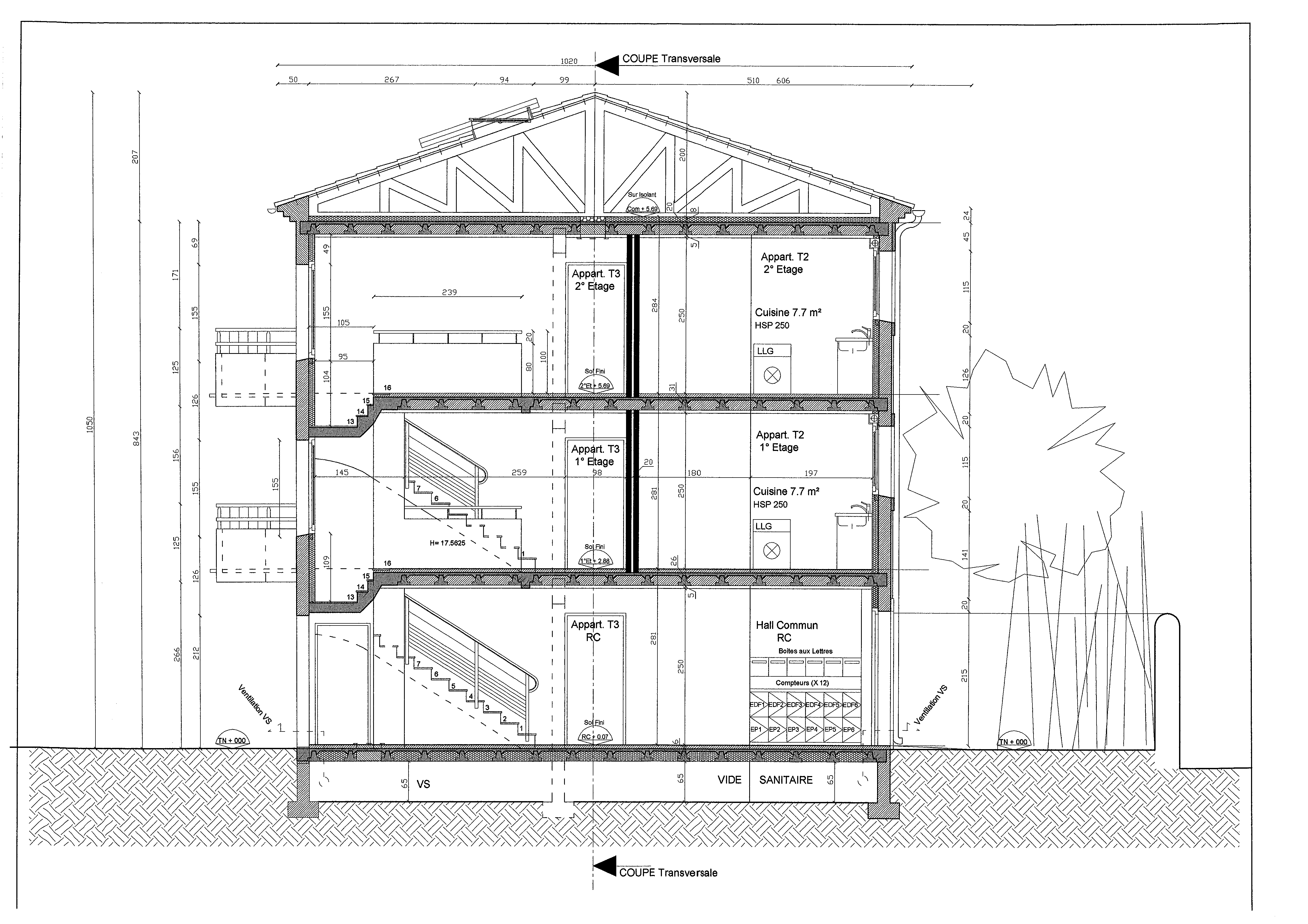 apport d'eau chaude sanitaire et panneaux solaires / immeuble collectif