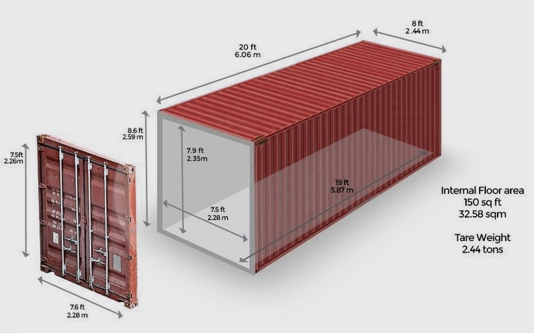 20 foot container