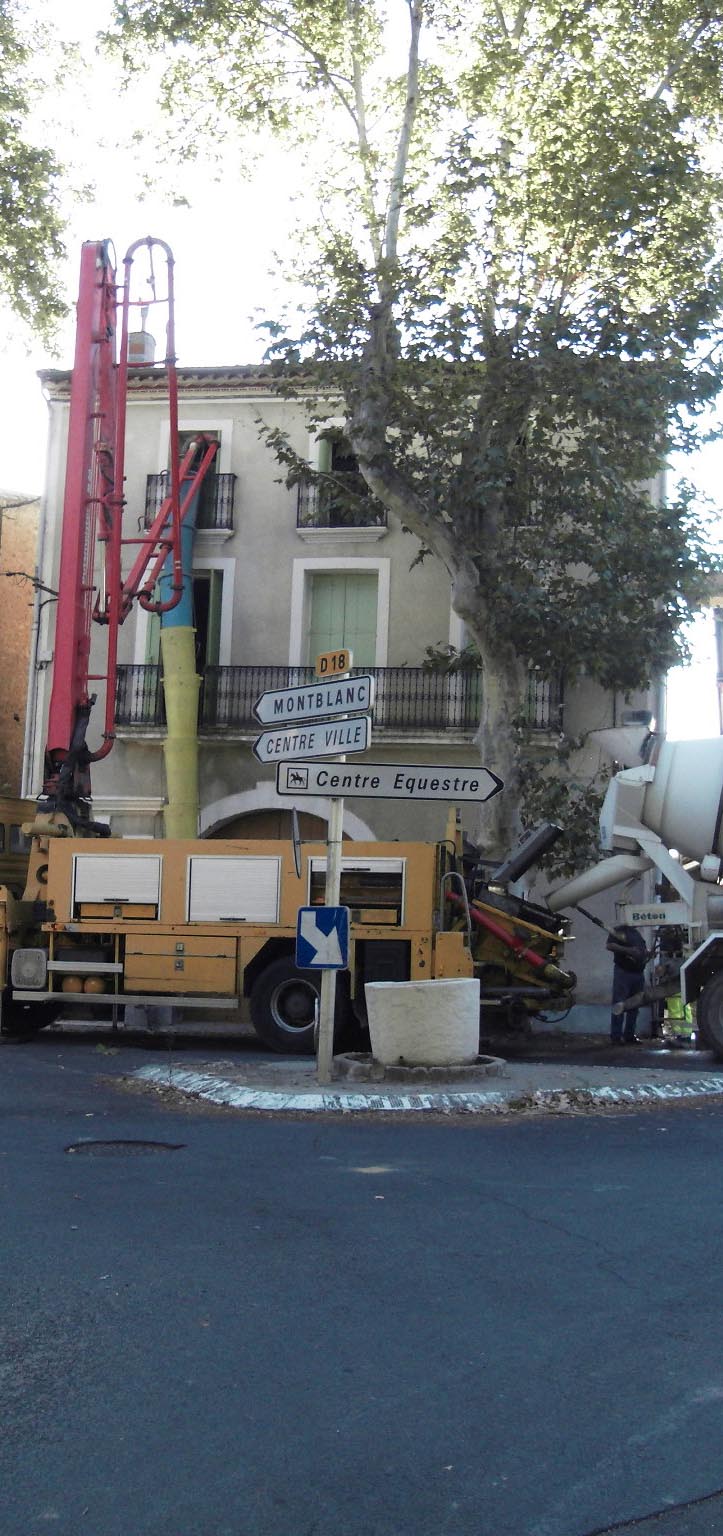 camion pompe à béton